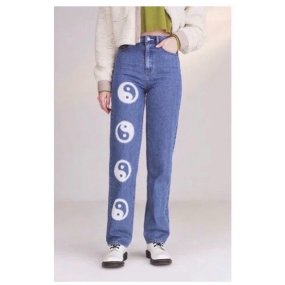 PACSUN 90’s Boyfriend Yin Yang Jeans - Picture 2 of 8